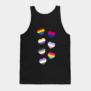 hearts flags pride Tank Top